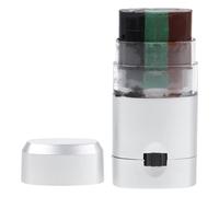 Bâton de Peinture Faciale Camouflage Trois Couleurs pour Chasse et Football | Couleurs Vives, Lavable, Design Unique, pour Fêtes, Fans de Sport et Activités en Plein Air