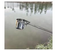 Bâton de Prélèvement d'Eau Télescopique avec Godet Pivant 360°, Périmètre d'Extension en Acier Inoxydable pour Test d'Eau, Surveillance de l'Environnement et Échantillonnage Fluvial