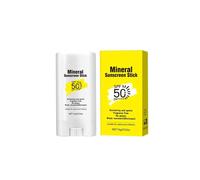 Bâton De Protection Solaire Minéral Ultra-Léger Spf 50 À Large Spectre, Résistant À L'eau, Sans Parfum Et Non Gras, Sans Danger Pour Les Peaux Sensibles Et Le Visage