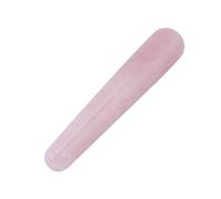 Bâton de Quartz Rose pour Massage du Visage, Massage des Points D'acupuncture - Bâton de Pierre de Massage en Cristal de Quartz (Quartz rose)