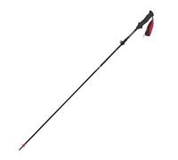 Bâton de Randonnée Bâton d'escalade Trekking en Carbone, 5 Sections, Pliable, Longueur réglable, lumière(Purple 115cm-135cm)