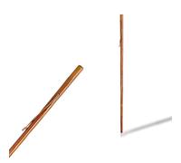 Bâton de Randonnée en Bois de Taille L 125cm Marron Foncé pour la Montagne (533)