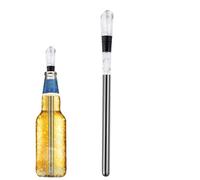 Bâton de refroidissement pour vin - Tube refroidisseur de vin, refroidisseur de bouteille, bâton de refroidissement de bouteille 3.in.1 en acier inoxydable pour refroidir plus longtemps, verser et