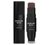 Bâton de remplissage pour racines de cheveux - Crayon couvrant, ligne de cheveux temporaire | Double couverture grise - Renfort durable pour femmes et adultes, rapide