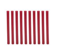 Bâton de Sceau de Cire, 10pcs Rouge Pratique Sans Fumée Flexible Bâtons de Scellage à Chaud Pistolet à Colle Cire à Cacheter Pour Cachet de Cire Pour Vin, Mariage(Bourgogne)