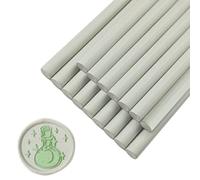 Bâton de scellement à la cire, Ioggtser 16 pièces bâtons de scellement à la cire pour tampon à la cire, bâtons de scellement à la cire pour faire des scellements à la cire (Off White)