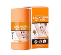 Bâton de soin éclaircissant pour la peau | Baume naturel pour le visage 30 g avec soin hydratant | Crème hydratante naturelle au format broderie pour une peau éclatante