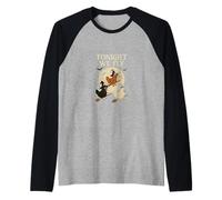 Bâton de sorcière Amusant pour Halloween avec Poules Tonight We Fly Manche Raglan