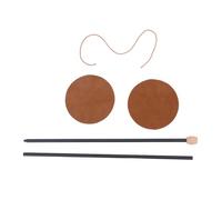 Bâton de Stabilisation pour Artistes, Support Main Peinture 32,5 Pouces | Bois de Hêtre et Métal, Tête Sphérique à Deux Sections, Outil Portable pour Tableaux et Tablettes
