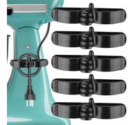 Bâton De Support De Cordon D'appareil - 5 Clips De Câble, Enveloppes De Cordon Adhésives, Outil D'organisation De Cuisine, Support De Gestion De Fil Polyvalent Pour Batteur Sur Socle | Utilisation