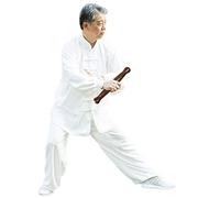 bâton de Tai-chi, Règle de Tai Chi en Bois for Arts Martiaux, Barre Fitness Naturelle, Plusieurs Tailles(33x4.7 cm)