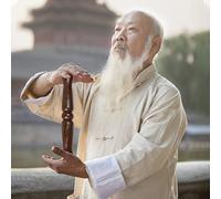 Bâton de Tai Chi Règle Qigong Tai Chi Bois, Les Tiges D'entraînement du Kungfu Martial Léger Pratiquent Les Bâtons, Tai Chi Bang Traditionnel Chinois pour L'exercice de Moring Âgé ( Size : 42cm(16 1/2