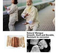 Bâton De Tai Chi Règle Qigong Tai Chi Bois, Les Tiges D'entraînement du Kungfu Martial Léger Pratiquent Les Bâtons, Equipement d'exercice Traditionnel Chinois Qigong Kungfu pour Le Fitn J