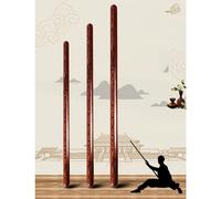 Bâton de Taiji - Bâton d'entraînement cylindrique pour arts martiaux, bâton de posture Qigong, équipement d'entraînement de Kung Fu portable pour fitness