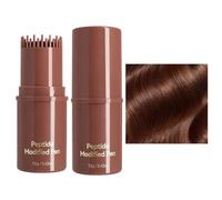 Bâton De Teinture Capillaire | Applicateur Instantané | 2-En-1 Stylo De Teinture Capillaire Végétale Pour Cheveux Gris | Pour Styling Barbe Soin Femmes Hommes Long Court Maison Voyage Anniversaire Mar