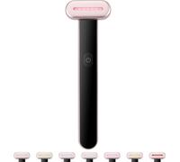 Bâton de thérapie à la lumière rouge pour le visage - Bâton à LED 7 couleurs - Appareil de thérapie à la lumière rouge avec thermothérapie - Massage par vibration à micro-courant - Bâton de beauté à L