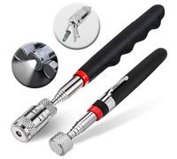 Bâton de tige de ramassage extensible, Mini stylo magnétique télescopique Portable pour ramasser les vis, boulon d'écrou 8LB orange