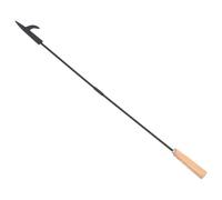 Bâton de Tisonnier pour Foyer et Pinces de Camp, Fer Bois