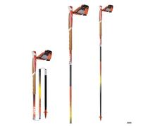 Bâton de trail TSL Trail Carbon 4 Cork Cross (x2) - Orange - 130 cm