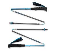 Bâton de trekking - BLACK DIAMOND - Distance Carbon Z - 115 cm - Bleu - x2