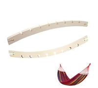 Bâton d'écartement pour hamac, 2 pièces, balançoire, 10 trous, accessoires | Hamac Barres transversales de remplacement pour le camping Balcon Terrasse Appartement Cour arrière Jardin Randonnée