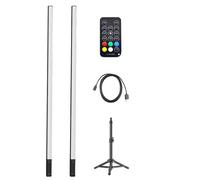 Bâton d'éclairage d'ambiance LED, synchronisation RGB avec musique, minuterie intégrée, 120cm, pack de 2, /h3divulli120cm/liliin French is "120 centimètres"/li/ul/div