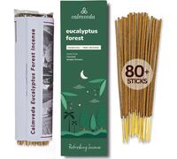 Bâton D'encens Eucalyptus-80 Bâtons D'encens Sans Charbon,Fabriqués À Partir De Fleurs Recyclées. L'arôme Vif Et Rafraîchissant De La Forêt Tropicale Vous Transporte Dans La Forêt D'eucalyptus.