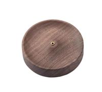 Bâton d'encens rond en bois naturel pour méditations et décorations de maison, brûleurs d'encens de cérémonie, porte-cendres, méditations
