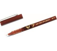 Bâton d'encre liquide Pilot V7 Hi-Tecpoint rouge 0,5 mm (12 pièces)