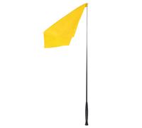 Bâton d'entraînement avec drapeau QHP Jaune 110 cm