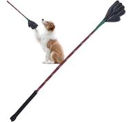 Bâton d'entraînement pour animaux de compagnie - Perche réglable pour chiens, jouet interactif pour chat avec prise en main confortable | d'agilité, de jeu et d'exercice légère pour chiot