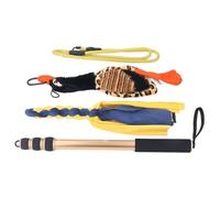 Bâton d'Entraînement pour Chiens 52 Pouces en Alliage d'Aluminium Rétractable pour Exercices Musculaires, Renforcement du Muscle, Jeu Interactif pour Propriétaires, Activités Extérieures, Séances de