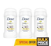 Bâton déodorant Dove Invisible Dry pour femmes anti-tache 48H protection cont...