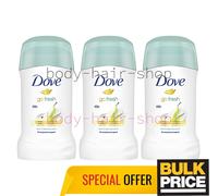 Bâton déodorant Dove Pear Aloe pour femmes 40 ml x 3 parfum frais protection ...