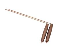 Bâton d'équipement de radiesthésie avec poignée en noix pour un emplacement précis des objets et des pratiques spirituelles Petit instrument de spiritueux