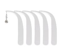 Bâton d'essai en acrylique transparent - Présentoir de boucles d'oreilles | gratuit, bande de vitrine portable, dispositif d'appariement de clous translucides, baguette de test de bijoux percés