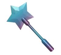 Bâton d'étoile pailletée - Impression 3D - Baguette de fée - Accessoires de jeu de rôle - Porte-cartes de paiement sans contact - Gadget pour enfants et adultes - Cadeau magique amusant