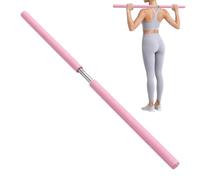 Bâton d'exercice extensible réglable pour entraînement de yoga | Bâton d'exercice en acier inoxydable pour entraînement à la maison, gym, studio, pilates, femmes, débutants
