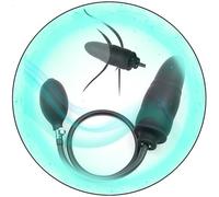 BâTon D'Exercice Gonflable Noir En Silicone, Outil D'Exercice à Main Flexible Avec Pompe à Air Inclus Cadeaux Pour Les Couples - Q