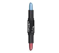 BâTon D'Ombre à PaupièRes 2 En 1 à Double TêTe Waterproof Eye & Body Brightening Highlighter Retouching Concealer Matte Eyeshadow Stick (04)