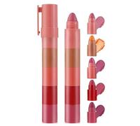 Bâton d'Ombre à Paupières- Bâton Multi-Usage Crèmeux Shimmer pour Yeux Matures, 5 Nuances - Tenue Longue pour Maquillage Quotidien & Smokey (#04)