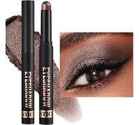 Bâton d'ombre pailleté et mat, fard à paupières crème Waterproof, maquillage des yeux scintillant (#9)