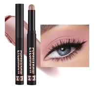 Bâton d'ombre pailleté et mat Ombre à paupières crème Waterproof Maquillage des yeux scintillant (#11)