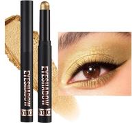 Bâton d'ombre pailleté et mat Ombre à paupières crème Waterproof Maquillage des yeux scintillant (#13)