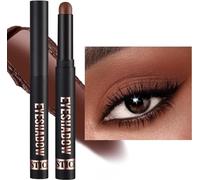 Bâton d'ombre pailleté et mat Ombre à paupières crème Waterproof Maquillage des yeux scintillant (#15)