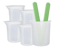 Bâton doseur en silicone 150 ml 100 ml en résine faite à la main réutilisable