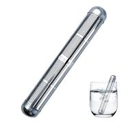 Bâton Eau Alcaline - 12.2cm Filtre Hydrogène Acier Inoxydable | Tige Purificatrice Pierre Minérale 304 - Portable Design | Bouteille Eau Ioniseur Voyage Maison Hydratation