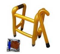 Bâton et déambulateur gonflables - Bâtons et déambulateurs pour retraités - Faux bâton blague gonflable pour fêtes, Halloween, retraite, personnes âgées, adultes et