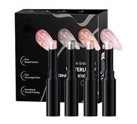 Bâton Fard à Paupières 4 Pièces Fards Nacrés Brillants Visage