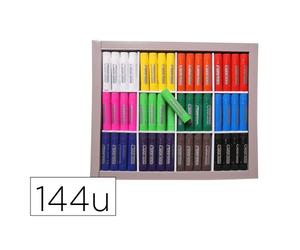 Baton gouache stick'color solide tous supports coloris vifs assortis schoolpack 144 unites